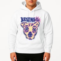 Resting Pit Face Funny Pit Bull Dog Hoodie
