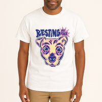 Resting Pit Face Funny Pit Bull Dog Tall T-Shirt