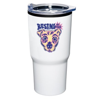 Resting Pit Face Funny Pit Bull Dog Tumbler