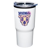 Resting Pit Face Funny Pit Bull Dog Tumbler