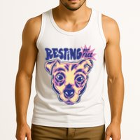 Resting Pit Face Funny Pit Bull Dog Tank Top