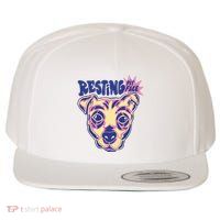 Resting Pit Face Funny Pit Bull Dog Wool Snapback Cap