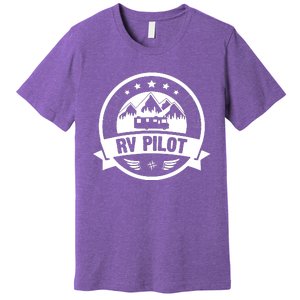 RV Pilot Funny Motorhome RV Travel For Men Premium T-Shirt