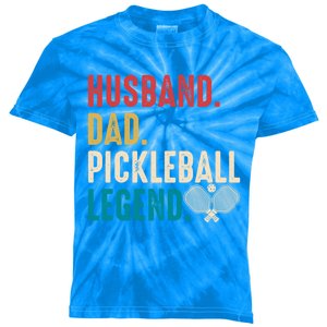 Retro Pickleball For Husband Dad Pickleball Player Great Gift Kids Tie-Dye T-Shirt