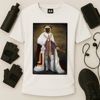 Royalty Pug Funny Cooling Performance Crew T-Shirt