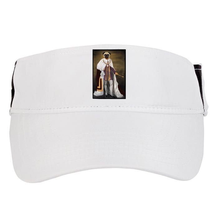 Royalty Pug Funny Adult Drive Performance Visor