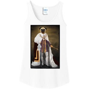 Royalty Pug Funny Ladies Essential Tank