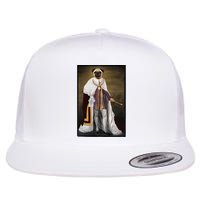 Royalty Pug Funny Flat Bill Trucker Hat