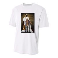 Royalty Pug Funny Youth Performance Sprint T-Shirt