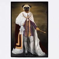 Royalty Pug Funny Poster