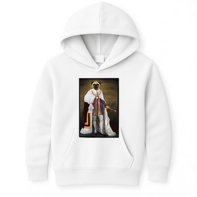 Royalty Pug Funny Kids Hoodie