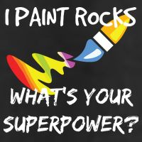 Rock Painting Funny I Paint Rocks Superpower Gift Cool Comfort Performance Bucket Hat