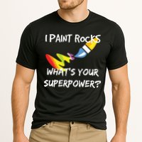 Rock Painting Funny I Paint Rocks Superpower Gift Cooling Performance Crew T-Shirt