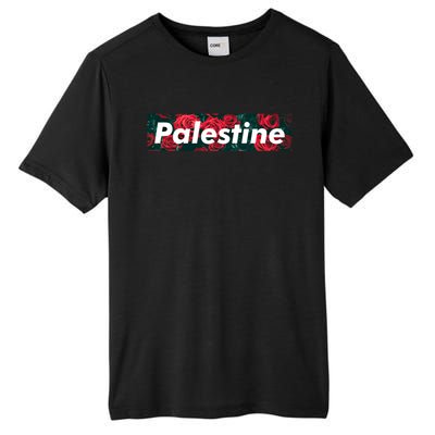 Red Palestine Free Palestine Free Gaza Palestine Flag Arabic Cool Gift Tall Fusion ChromaSoft Performance T-Shirt