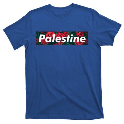 Red Palestine Free Palestine Free Gaza Palestine Flag Arabic Cool Gift T-Shirt