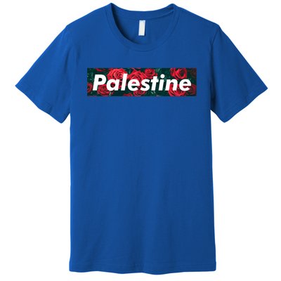 Red Palestine Free Palestine Free Gaza Palestine Flag Arabic Cool Gift Premium T-Shirt