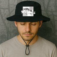 River Perch Fish Sketch Bucket Hat