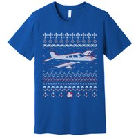 Rc Plane Flying Sports Club Aviation Aviator Ugly Christmas Gift Premium T-Shirt