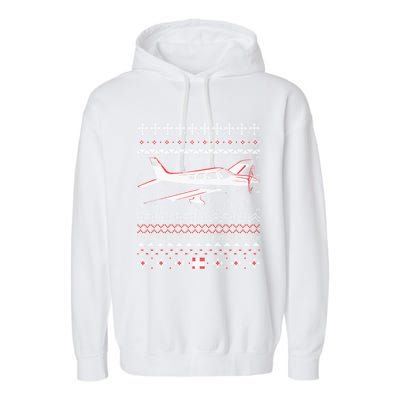 Rc Plane Flying Sports Club Aviation Aviator Ugly Christmas Gift Garment-Dyed Fleece Hoodie