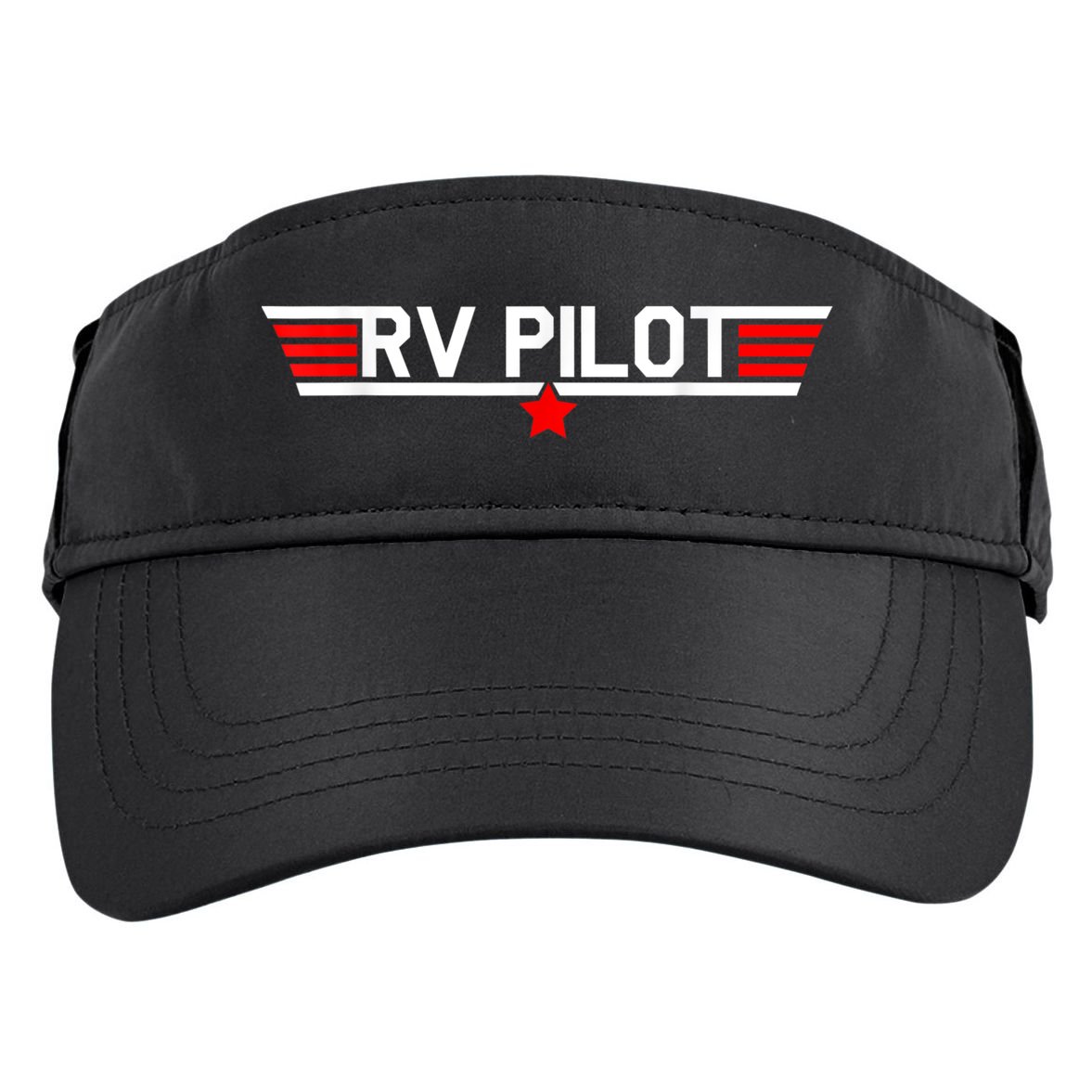 RV Pilot Funny Camper Motorhome Travel Camping Matching Gift Adult Drive Performance Visor