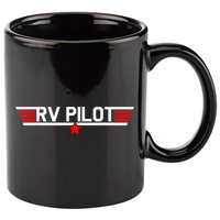 RV Pilot Funny Camper Motorhome Travel Camping Matching Gift 11oz C Handle Ceramic Mug