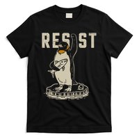Resist Penguin Flippers Up I Stand With Penguins T-Shirt