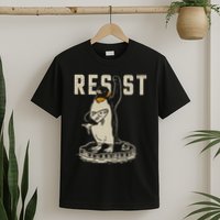 Resist Penguin Flippers Up I Stand With Penguins T-Shirt