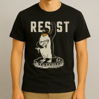 Resist Penguin Flippers Up I Stand With Penguins T-Shirt