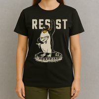 Resist Penguin Flippers Up I Stand With Penguins T-Shirt