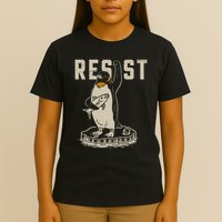 Resist Penguin Flippers Up I Stand With Penguins T-Shirt