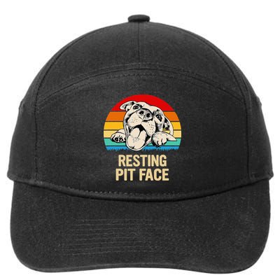 Resting Pit Face 7-Panel Snapback Hat
