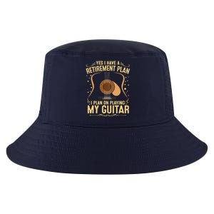 Retirement Plan For Guitar Players Retired Grandpa Dad Cool Comfort Performance Bucket Hat