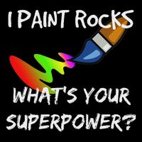 Rock Painting Funny I Paint Rocks Superpower Gift Cooling Performance Crew T-Shirt