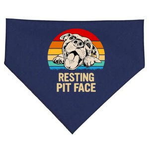 Resting Pit Face USA-Made Doggie Bandana