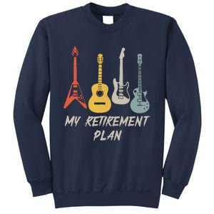 Retirement Plan For Guitar Players Retired Grandpa Dad Sweatshirt