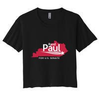Rand Paul For Senate Campaign Kentucky Women's Crop Top Tee