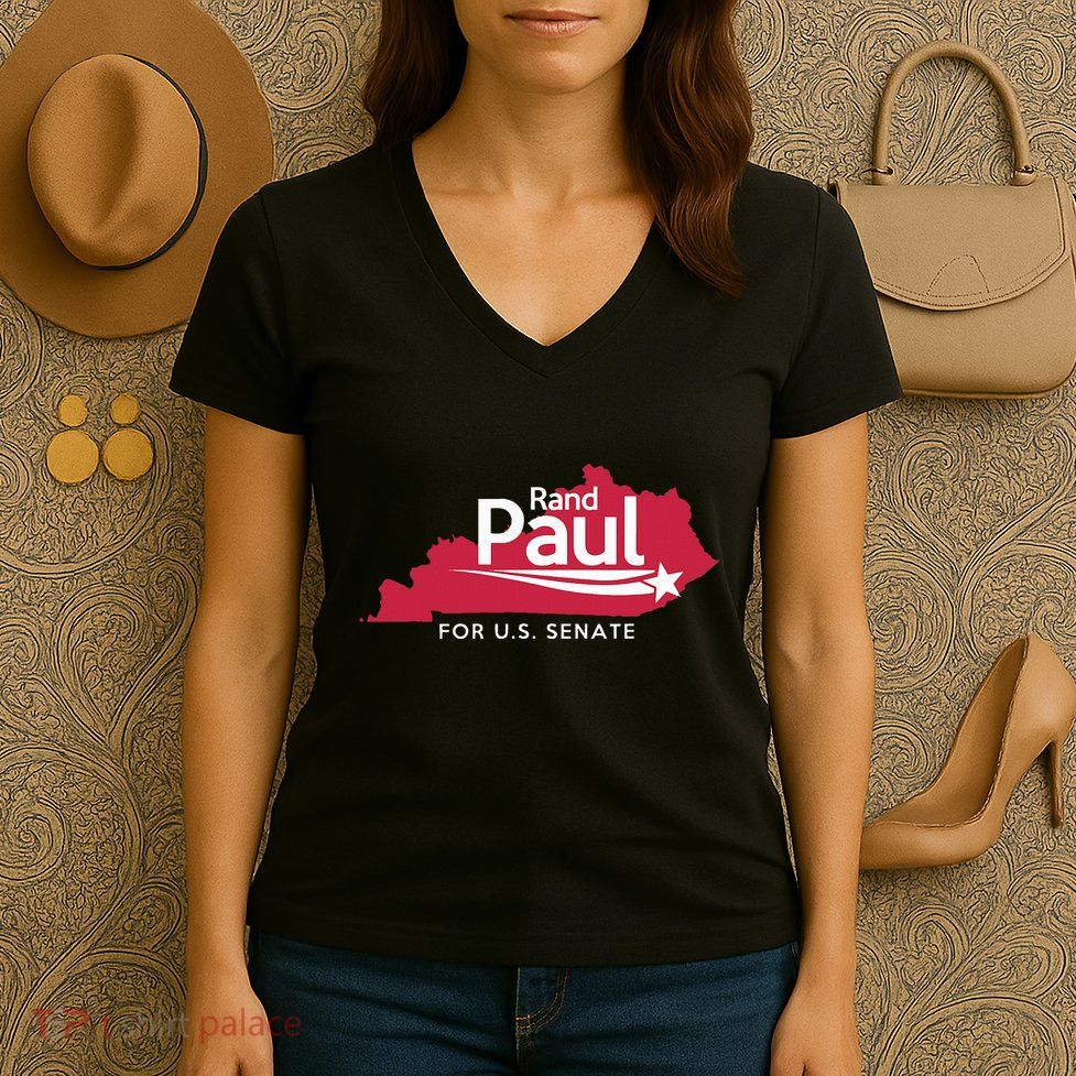 Rand Paul For Senate Campaign Kentucky Women's V-Neck T-Shirt