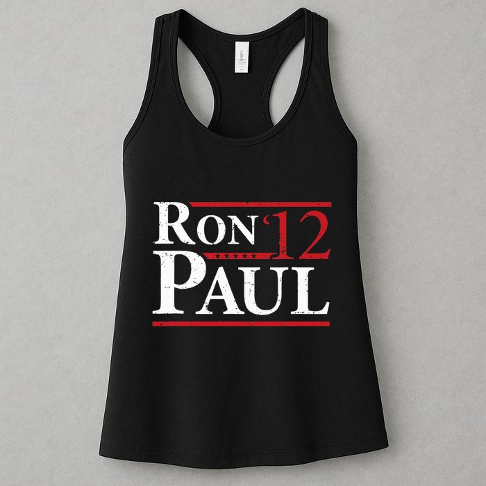 Ron Paul For President 2012 Retro Vintage Elections Womens Tank Top