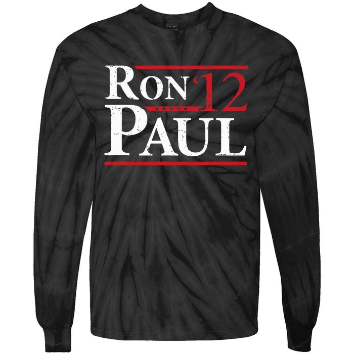 Ron Paul For President 2012 Retro Vintage Elections Tie-Dye Long Sleeve Shirt