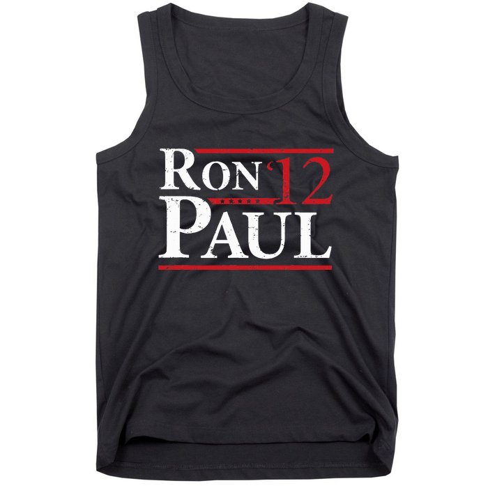 Ron Paul For President 2012 Retro Vintage Elections Tank Top