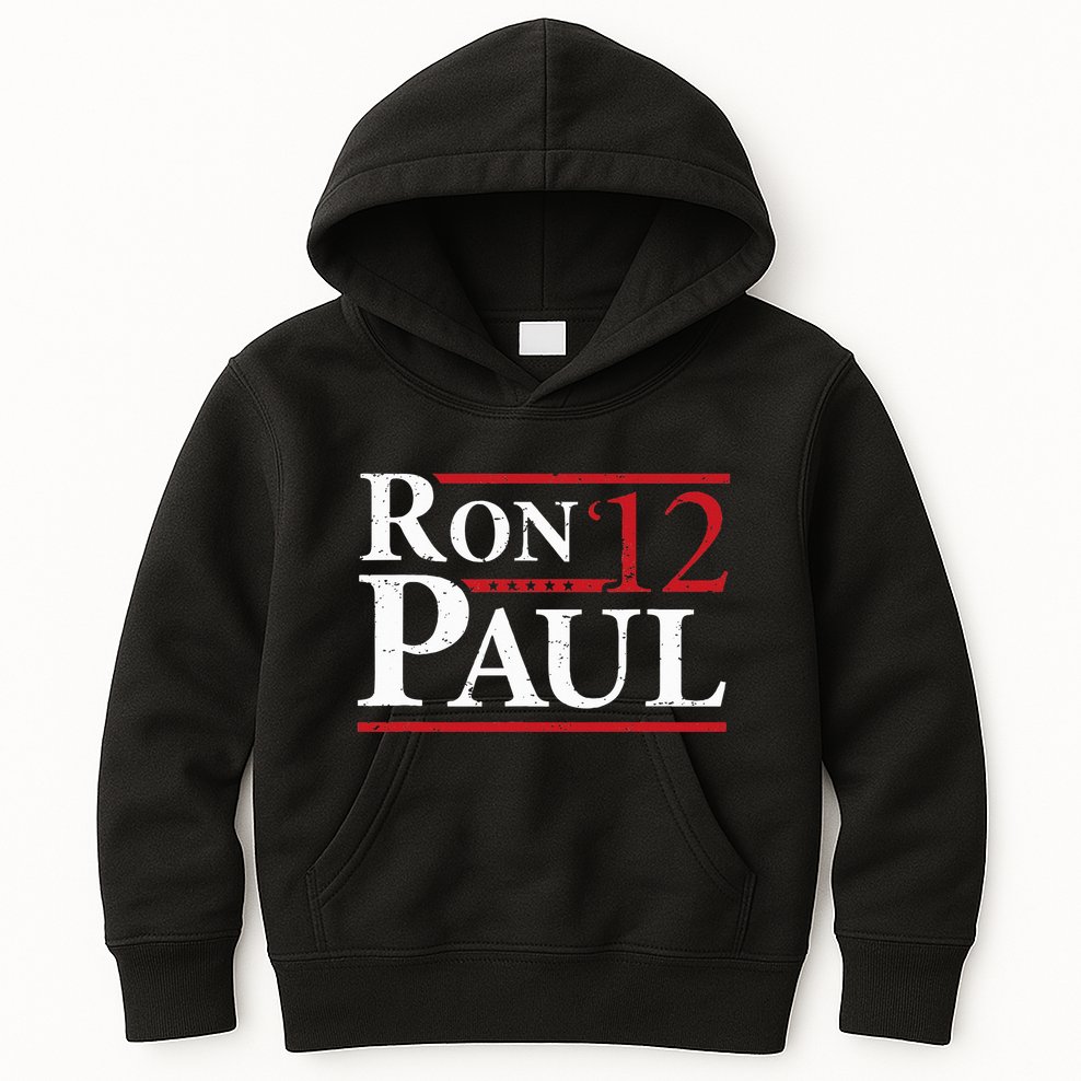 Ron Paul For President 2012 Retro Vintage Elections Kids Hoodie