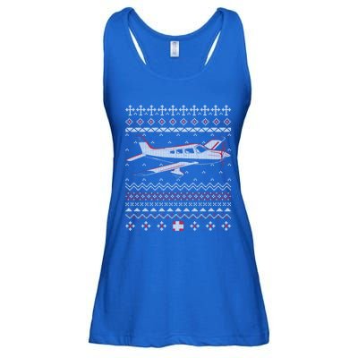 Rc Plane Flying Sports Club Aviation Aviator Ugly Christmas Gift Ladies Essential Flowy Tank