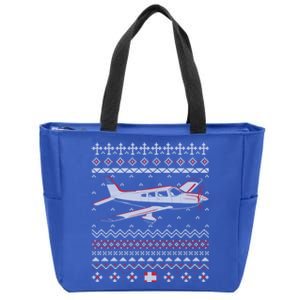 Rc Plane Flying Sports Club Aviation Aviator Ugly Christmas Gift Zip Tote Bag