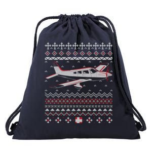 Rc Plane Flying Sports Club Aviation Aviator Ugly Christmas Gift Drawstring Bag