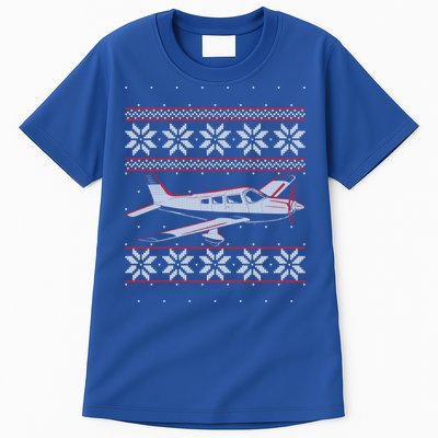 Rc Plane Flying Sports Pilot Ugly Christmas Sweater Style Gift Tall T-Shirt