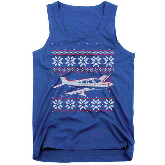 Rc Plane Flying Sports Pilot Ugly Christmas Sweater Style Gift Tank Top