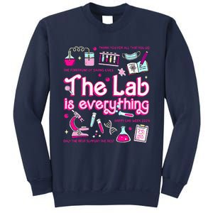 Retro Pink Funny Lab Is Everything Happy Lab Week 2024 Sweatshirt