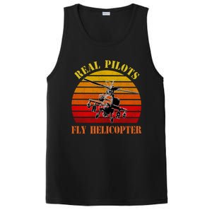 Real Pilots Fly Helicopter Air Force Academy Proud Usafa Mom Gift PosiCharge Competitor Tank