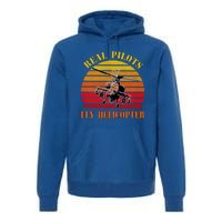 Real Pilots Fly Helicopter Air Force Academy Proud Usafa Mom Gift Premium Hoodie