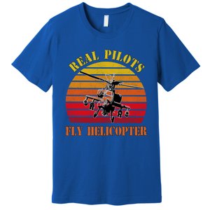 Real Pilots Fly Helicopter Air Force Academy Proud Usafa Mom Gift Premium T-Shirt